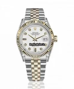 Luxury Replica Rolex Lady-datejust 69173 Automatic Movement 26mm Gold/steel Case Womens Watch