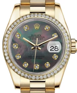 Epic Fake Rolex Datejust 68278 Automatic Movement Womens Watch