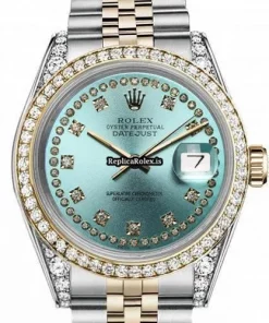 Inexpensive Fake Rolex Datejust 16233 Automatic Movement 36mm Gold/steel Case Mens/unisex Watch