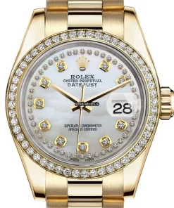 Superior Fake Rolex Datejust 68278 Automatic Movement Womens Watch