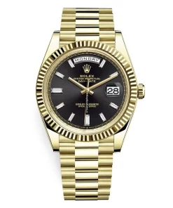 Design Copies Rolex Day-date 40 Caliber 3255 Automatic Movement 40mm Yellow Gold Case Mens/unisex Watch