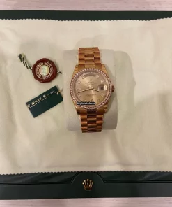 Fabulous Replica Rolex Day-date 36 118348 Automatic Movement 36mm Yellow Gold Case Mens/unisex Watch