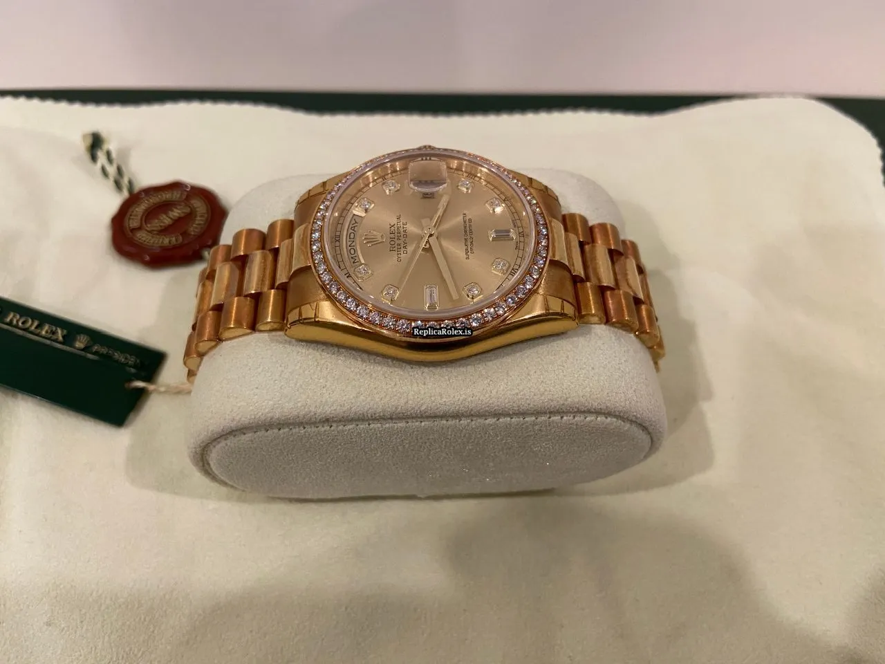 Fabulous Replica Rolex Day-date 36 118348 Automatic Movement 36mm Yellow Gold Case Mens/unisex Watch - Image 5