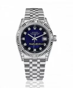 Popular Fake Rolex Oyster Perpetual Lady Date 69160 Automatic Movement 26mm Steel Case Womens Watch