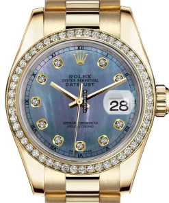 Durable Fakes Rolex Datejust 68278 Automatic Movement Womens Watch