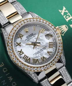 Top Fakes Rolex Lady-datejust 68273 Automatic Movement 31mm Gold/steel Case Womens Watch