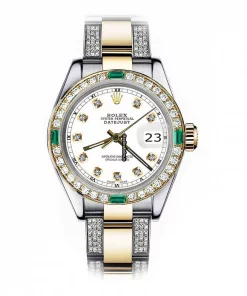 Excellent Replica Rolex Lady-datejust 69173 Automatic Movement 26mm Gold/steel Case Womens Watch