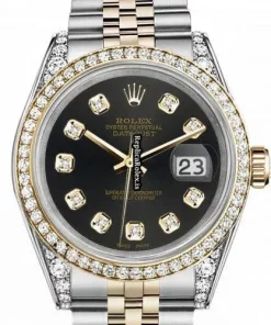 Wholesale Fake Rolex Datejust 16013 Automatic Movement 36mm Gold/steel Case Mens/unisex Watch