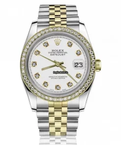 Excellent Replica Rolex Datejust 16013 Automatic Movement 36mm Gold/steel Case Mens/unisex Watch