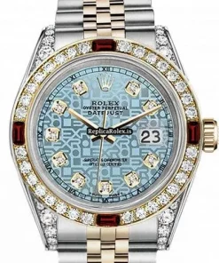 Pleasing Fake Rolex Datejust 16013 Automatic Movement 36mm Gold/steel Case Mens/unisex Watch