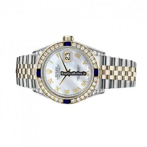 Perfect Fakes Rolex Datejust 16013 Automatic Movement 36mm Gold/steel Case Mens/unisex Watch - Image 2