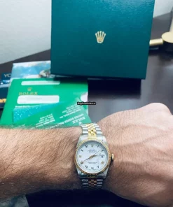 Stylish Fake Rolex Datejust 16233 Caliber 3135 Automatic Movement 36mm Gold/steel Case Mens/unisex Watch