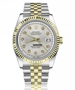 High Quality Fake Rolex Lady-datejust 69173 Automatic Movement 26mm Gold/steel Case Womens Watch