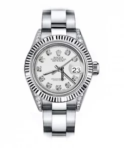 Offering Replica Rolex Oyster Perpetual Lady Date 69160 Automatic Movement 26mm Steel Case Womens Watch