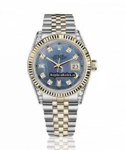 Superb Replicas Rolex Lady-datejust 69173 Automatic Movement 26mm Gold/steel Case Womens Watch