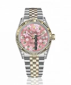 Well Made Replica Rolex Lady-datejust 69173 Automatic Movement 26mm Gold/steel Case Womens Watch