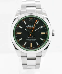 Fantastic Replica Rolex Milgauss 116400 Caliber 3131 Automatic Movement 40mm Steel Case Mens/unisex Watch