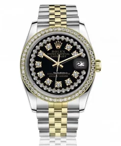 Nice Replicas Rolex Datejust 16013 Automatic Movement 36mm Gold/steel Case Mens/unisex Watch