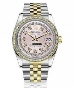 Superb Replica Rolex Lady-datejust 69173 Automatic Movement 26mm Gold/steel Case Womens Watch