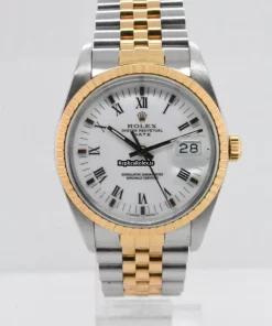 Incredible Fake Rolex Oyster Perpetual Date 15053 Caliber 3035 Automatic Movement 34mm Gold/steel Case Mens/unisex Watch