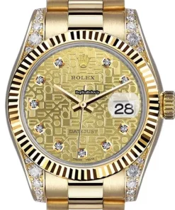 Cool Fake Rolex Lady-datejust 6917 Automatic Movement Womens Watch