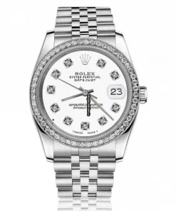 Wonderful Fake Rolex Datejust 16030 Automatic Movement 36mm Steel Case Mens/unisex Watch