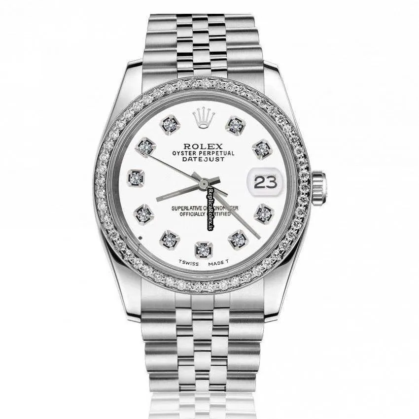 Wonderful Fake Rolex Datejust 16030 Automatic Movement 36mm Steel Case Mens/unisex Watch