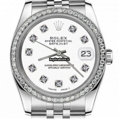 Wonderful Fake Rolex Datejust 16030 Automatic Movement 36mm Steel Case Mens/unisex Watch - Image 2