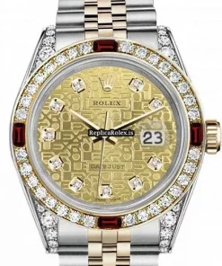 Suitable Replica Rolex Datejust 16013 Automatic Movement 36mm Gold/steel Case Mens/unisex Watch