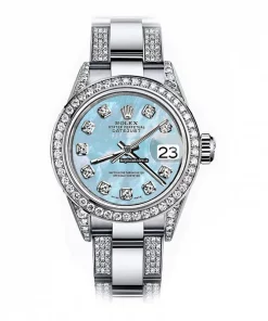 Excellent Fake Rolex Oyster Perpetual Lady Date 69160 Automatic Movement 26mm Steel Case Womens Watch