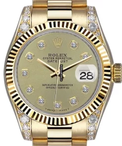 Attractive Fake Rolex Lady-datejust 6917 Automatic Movement Womens Watch