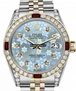 Durable Replica Rolex Lady-datejust 69173 Automatic Movement 26mm Gold/steel Case Womens Watch