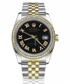 Durable Imitation Rolex Lady-datejust 69173 Automatic Movement 26mm Gold/steel Case Womens Watch