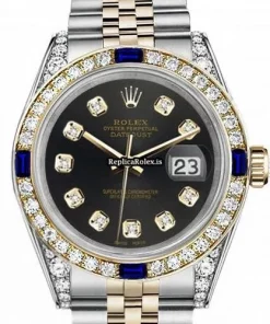 Defect Copies Rolex Lady-datejust 69173 Automatic Movement 26mm Gold/steel Case Womens Watch