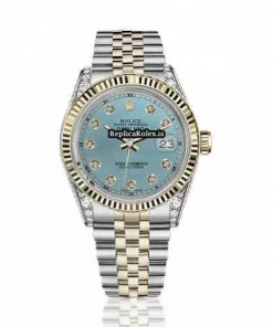 Perfect Replica Rolex Lady-datejust 69173 Automatic Movement 26mm Gold/steel Case Womens Watch