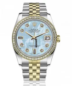 Neat Replica Rolex Lady-datejust 69173 Automatic Movement 26mm Gold/steel Case Womens Watch