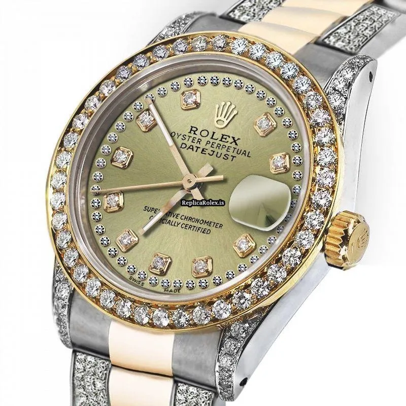 High-end Copies Rolex Datejust 16013 Automatic Movement 36mm Gold/steel Case Mens/unisex Watch - Image 2