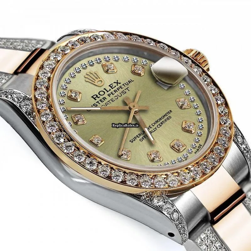 High-end Copies Rolex Datejust 16013 Automatic Movement 36mm Gold/steel Case Mens/unisex Watch - Image 3