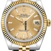 1:1 Fake Rolex Datejust 116233-chpsj Caliber 3135 Automatic Movement 36mm Steel Case Watch
