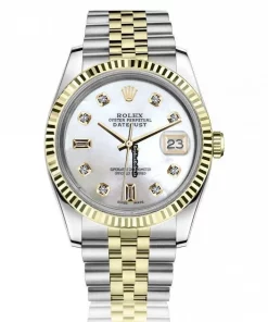 Excellent Fake Rolex Lady-datejust 68274 Automatic Movement 31mm Gold/steel Case Womens Watch