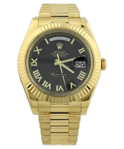 Recommend Knockoff Rolex Day-date II 218238 Caliber 3156 Automatic Movement 41mm Yellow Gold Case Mens/unisex Watch