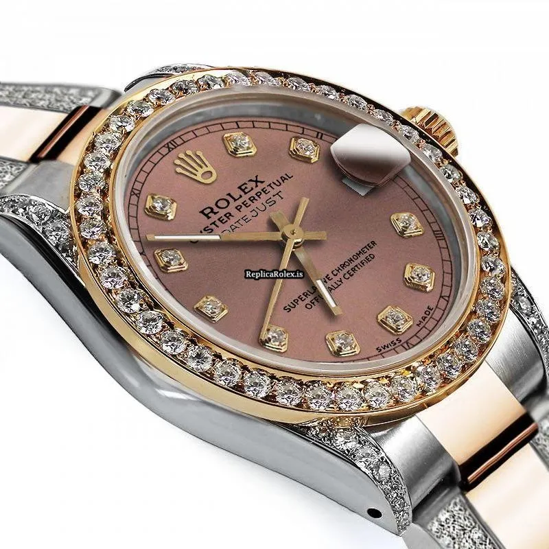 Beautiful Replica Rolex Datejust 16013 Automatic Movement 36mm Gold/steel Case Mens/unisex Watch - Image 3