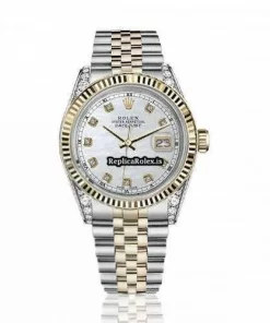 Lovely Replica Rolex Datejust 16013 Automatic Movement 36mm Gold/steel Case Mens/unisex Watch