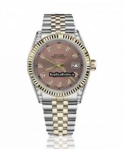 Mind-boggling Replica Rolex Lady-datejust 69173 Automatic Movement 26mm Gold/steel Case Womens Watch