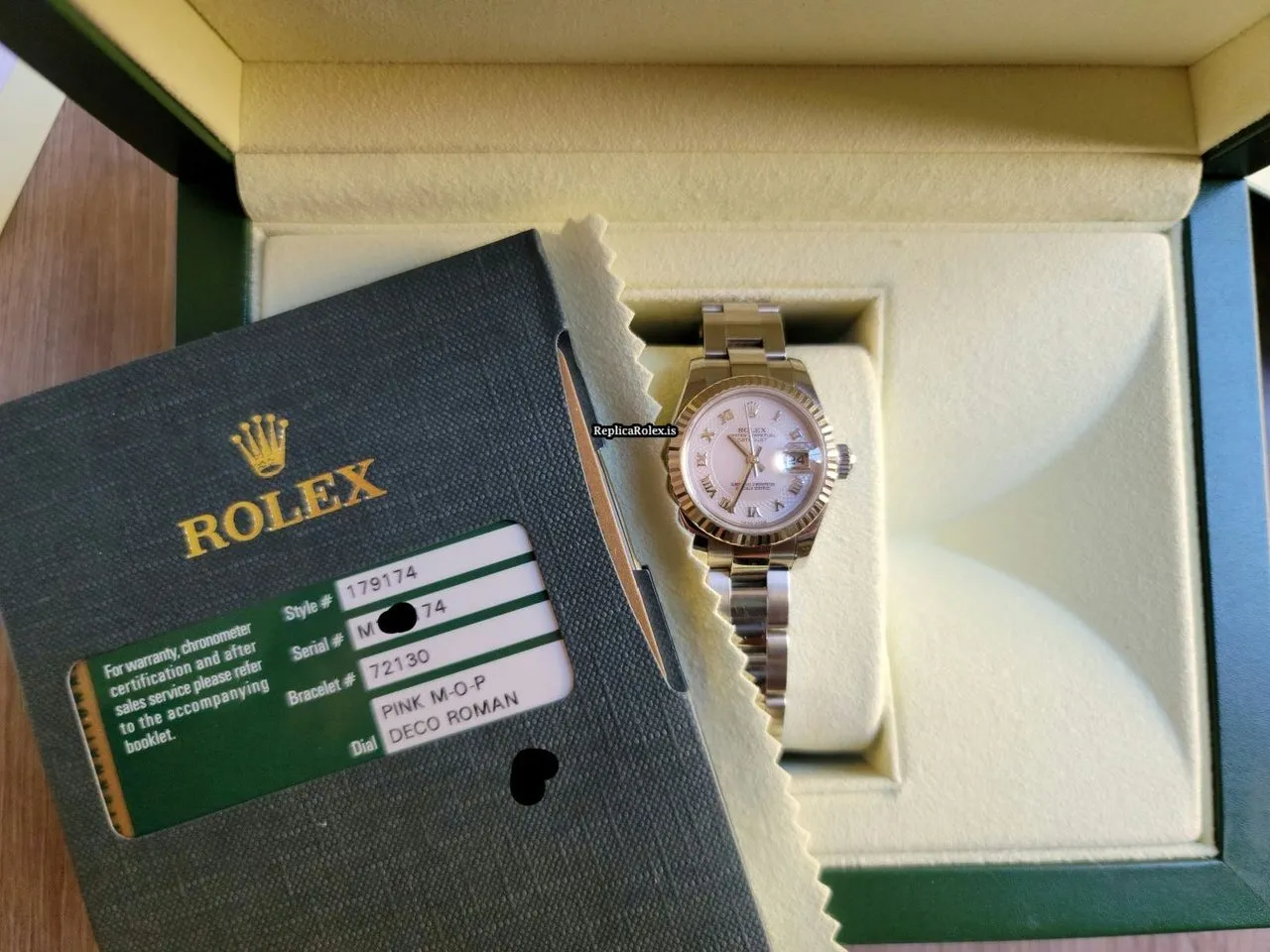 Terrific Fake Rolex Lady-datejust 179174- Automatic Movement Womens Watch - Image 4