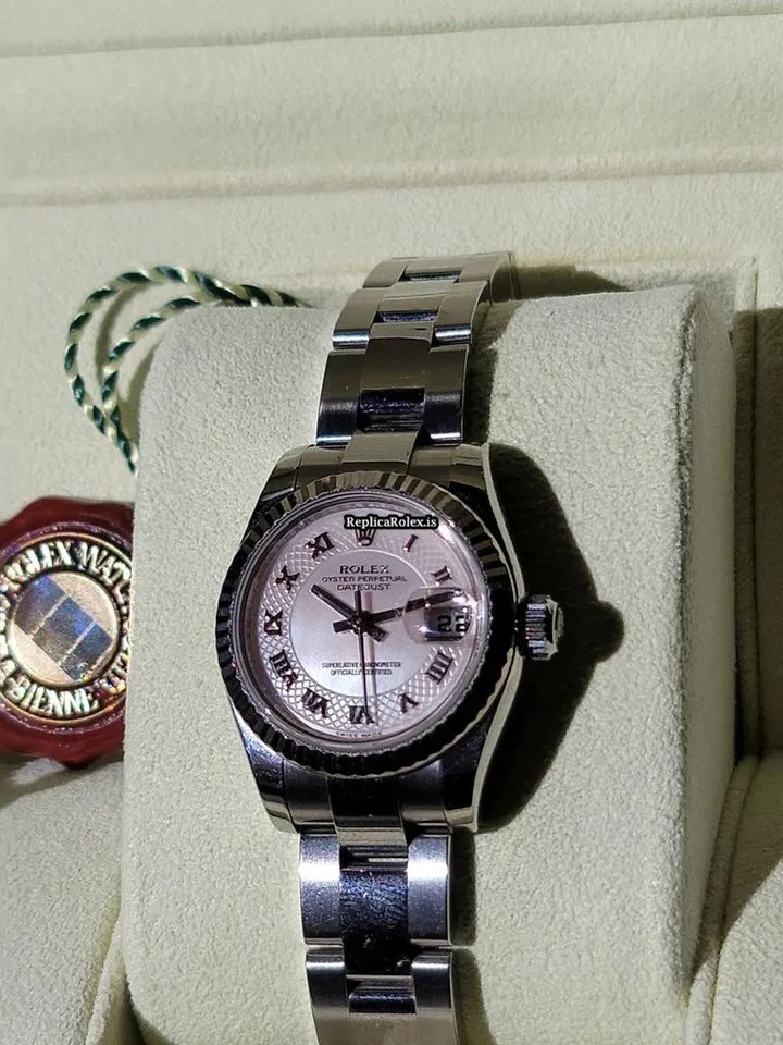 Terrific Fake Rolex Lady-datejust 179174- Automatic Movement Womens Watch - Image 6