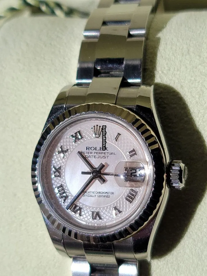 Terrific Fake Rolex Lady-datejust 179174- Automatic Movement Womens Watch - Image 8