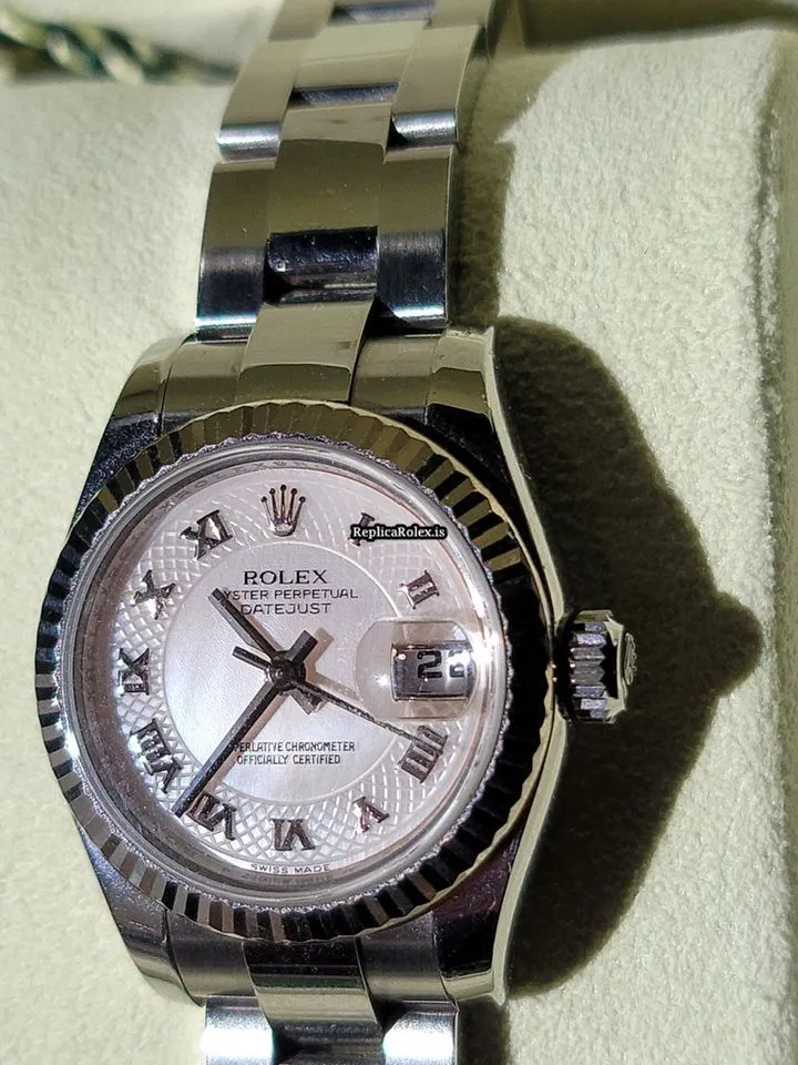 Terrific Fake Rolex Lady-datejust 179174- Automatic Movement Womens Watch - Image 9