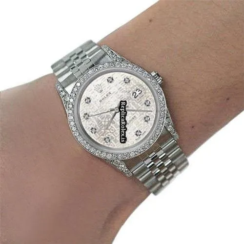 Wonderful Fake Rolex Datejust 16030 Automatic Movement 36mm Steel Case Mens/unisex Watch - Image 4