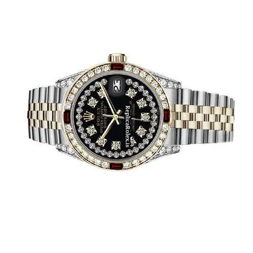 Awesome Replica Rolex Lady-datejust 69173 Automatic Movement 31mm Gold/steel Case Womens Watch - Image 2